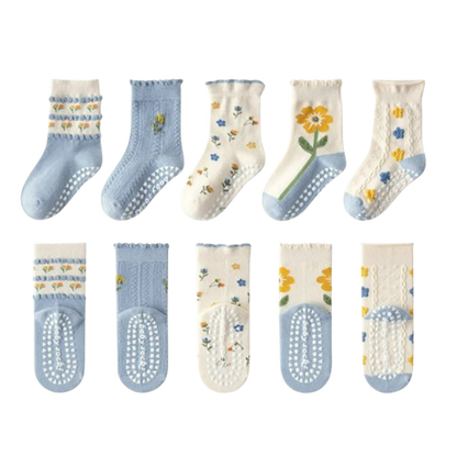 The Ace - Baby Unisex 5pairs Non-slip Floor Socks