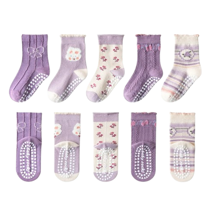 The Ace - Baby Unisex 5pairs Non-slip Floor Socks