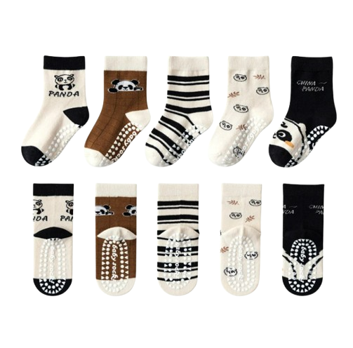 The Ace - Baby Unisex 5pairs Non-slip Floor Socks