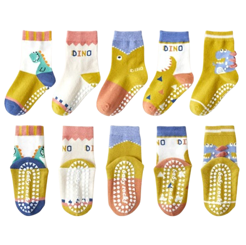 The Ace - Baby Unisex 5pairs Non-slip Floor Socks