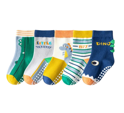 The Ace - Baby Unisex 5pairs Non-slip Floor Socks