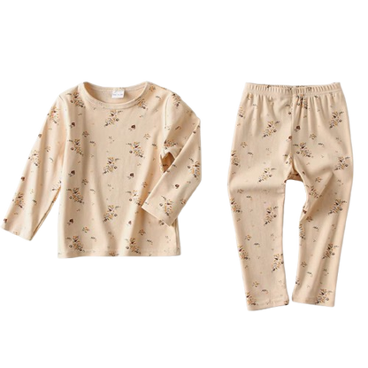 The Alitzel - Baby Unisex Leaves Pajamas Set