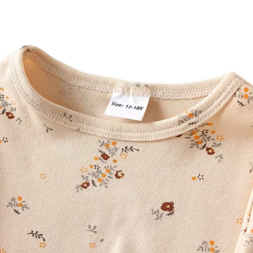 The Alitzel - Baby Unisex Leaves Pajamas Set