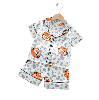 The Gale - Baby Unisex Cute Print Pajamas Set - Lion Print