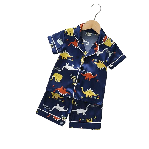 The Gale - Baby Unisex Cute Print Pajamas Set - Dino Print