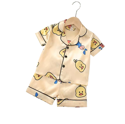 The Gale - Baby Unisex Cute Print Pajamas Set - Chick Print