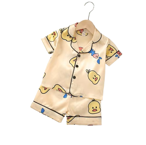 The Gale - Baby Unisex Cute Print Pajamas Set - Chick Print