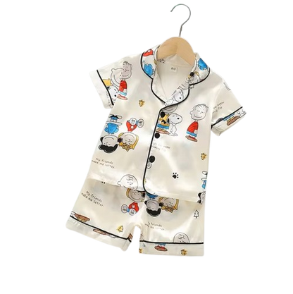 The Gale - Baby Unisex Cute Print Pajamas Set - Snoopy Print