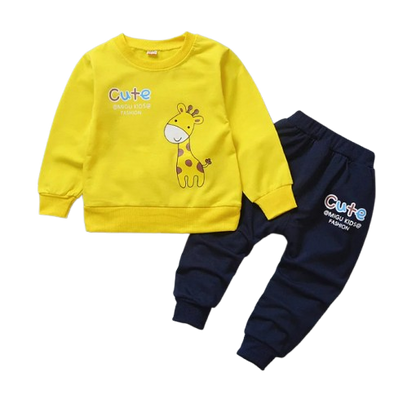 The Bay - Baby Unisex Cute Giraffe Print Tracksuit