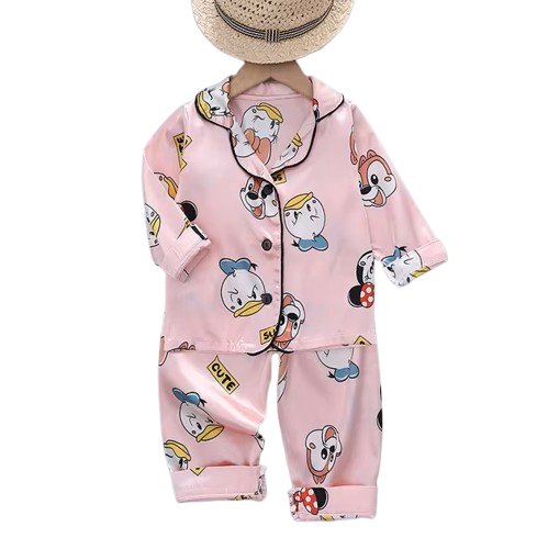 The Aziel - Baby Unisex Print Pajamas Set