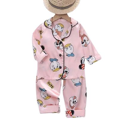 The Aziel - Baby Unisex Print Pajamas Set