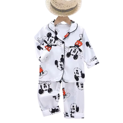 The Aziel - Baby Unisex Print Pajamas Set