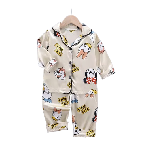 The Aziel - Baby Unisex Print Pajamas Set