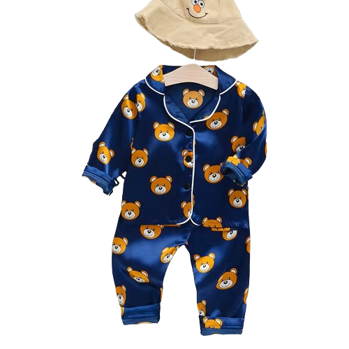 The Aziel - Baby Unisex Print Pajamas Set