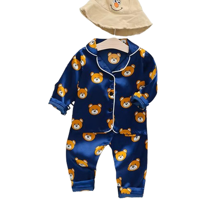 The Aziel - Baby Unisex Print Pajamas Set