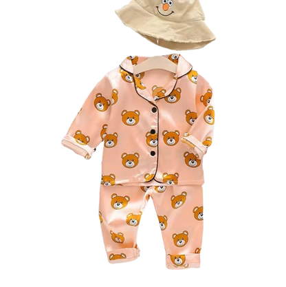 The Aziel - Baby Unisex Print Pajamas Set