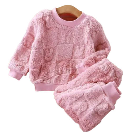 The Rhodes - Baby Unisex Velvet Thick Flange Pajamas