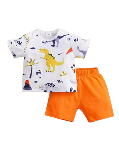 The Alejandro - Baby Boy Animal Koala Full Print Comfortable Short Sleeve Set