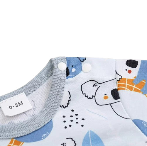 The Alejandro - Baby Boy Animal Koala Full Print Comfortable Short Sleeve Set