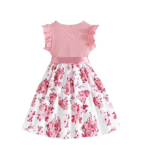 The Anna - Baby Girl Ruffled Sleeveless Floral Princess Dresses