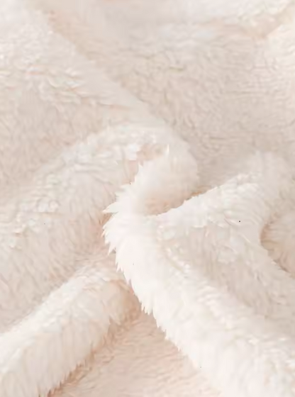 The Nyla - Baby Girl Casual Cute Little Bear Fur Thick Design Hoodie + Pants