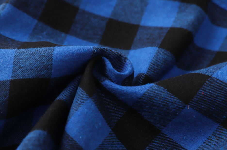The Damon - Baby Boy Blue Medium Checkered New Western-Style Coats Long Sleeve