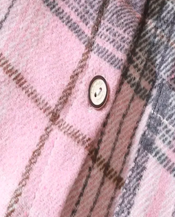 The Esteban - Baby Boy  Pink Plaid Long-Sleeved Tops Jacket Shirt