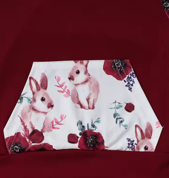 The Cecelia - Baby Toddler Hoodie Set Stripe Rabbit Print Top + Pants 2Pcs Suit with Pockets