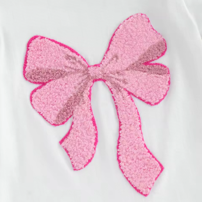 The Aliana - Baby Girl 3PCS Bow Embroidered Romper Shorts & Headband Outfit Set