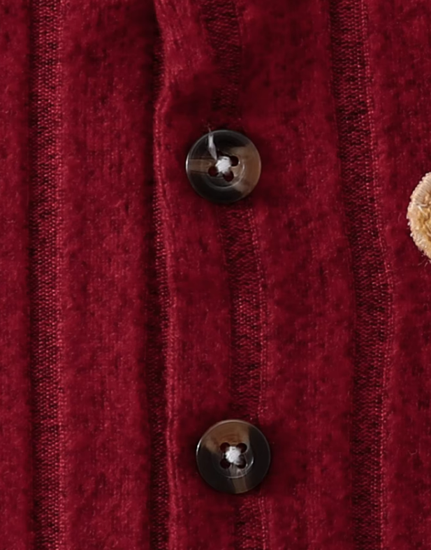 The Mac - Baby Boy Red Bear Romper & Hat Set Long Sleeve Autumn Winter One Piece Outfit