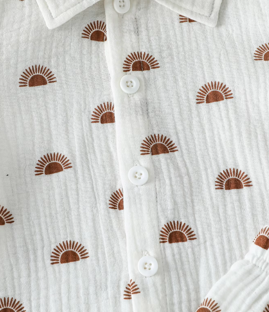 The Bode - Baby Boy Summer 2-Piece Dinosaur Print T-Shirt and Shorts Set
