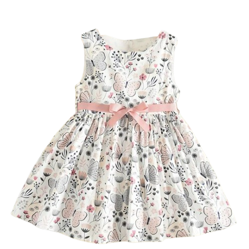 The Angel - Sleeveless Butterfly Design Princess Dress