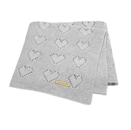 The Beckett - Baby Unisex 100*80cm Heart Design Knitted Blankets