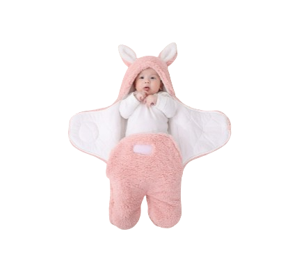 The Cameron - Soft Bunny Ears Swaddle Blankets (With Legs)