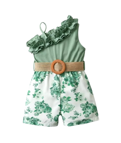 The Cora - Baby Girl Cotton Patchwork Sleeveless Backless Dress