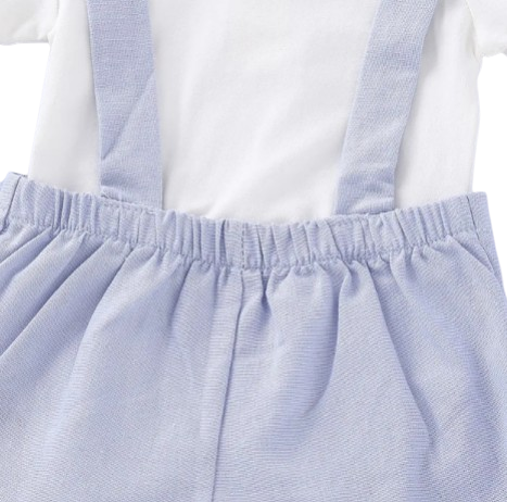 The Dereck - Baby Boy Formal Suit Gentleman Romper + Suspenders Shorts