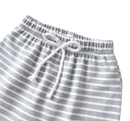 The Elio - Baby Boy Striped Pullover Top and Pants