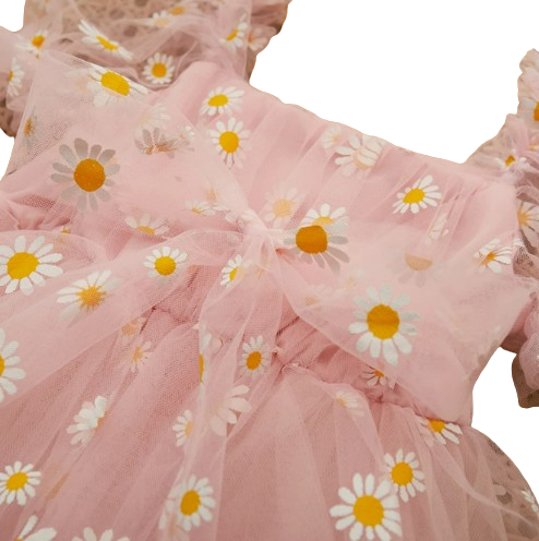 The Elise - Baby Girl Princess Mesh Chiffon Dress