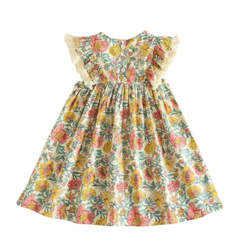 The Elizabeth - Baby Girl Sleeveless Floral Dress