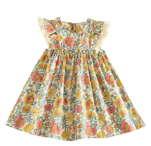 The Elizabeth - Baby Girl Sleeveless Floral Dress