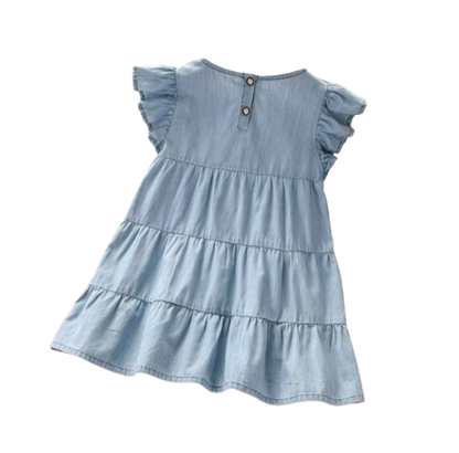 The Gabriella - Baby Girl Casual Denim Dress