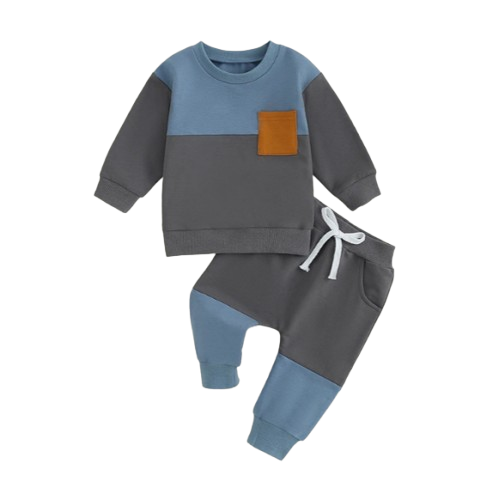 The Gael - Baby Boy Contrast Sweatshirts + Pants