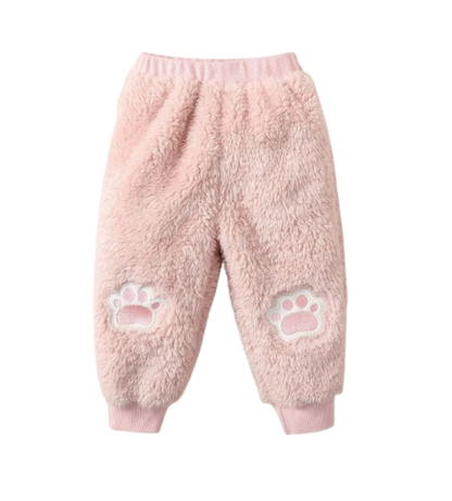 The Gia - Baby Girl Pink Bear O-Neck Long Sleeve Tops + Pants