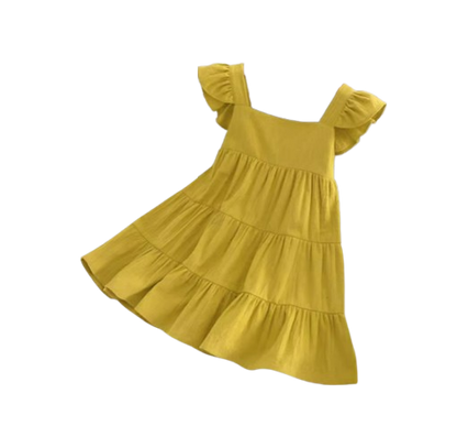 The Hailey - Baby Girl Sleeveless Ruffles Princess Dress