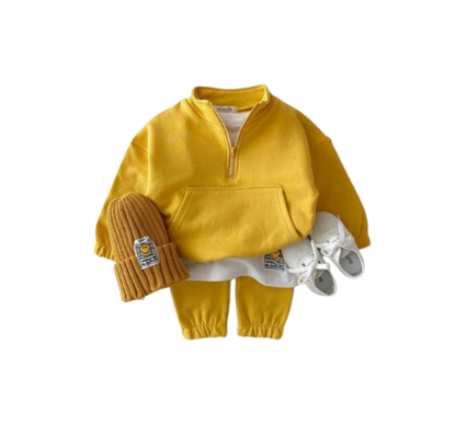 The Hannah - Baby Kids 2PC Cotton Sweatshirt & Pants Set Toddler Girl Boy Spring Autumn Outfit