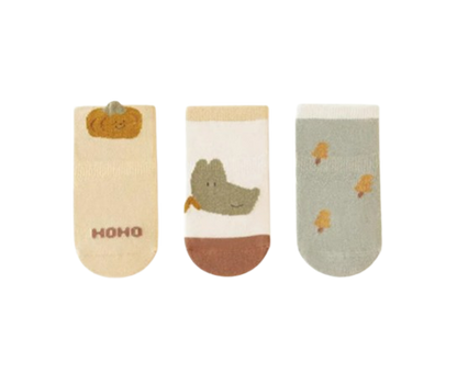 The Jace - Baby Unisex 3pairs Cute Cotton Socks