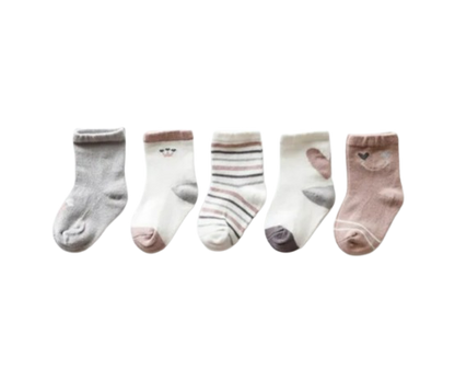 The Julian - Baby Unisex 5 pairs Cotton Socks