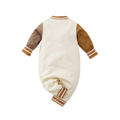 The Luka - Baby Unisex Teddy Bear Embroidered Baseball Suit