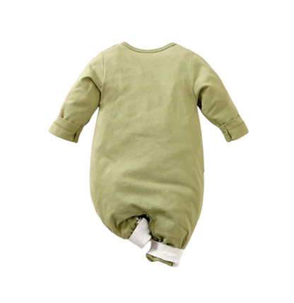 The Kaiden - Baby Boy Cute Zebra Embroidered Bodysuit