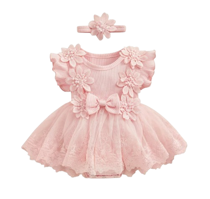 The Kamila - Baby Girl Ruffle Princess Dress